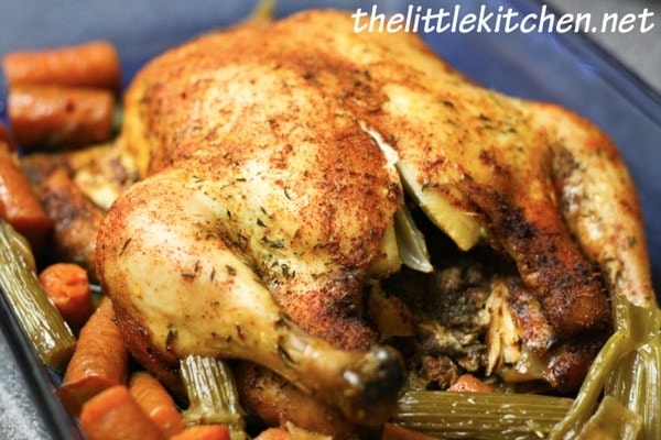 Crockpot Whole Chicken - The Little Kitchen