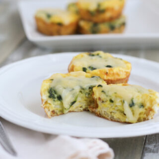 Spinach & Dubliner Cheese Egg Cups - The Little Kitchen
