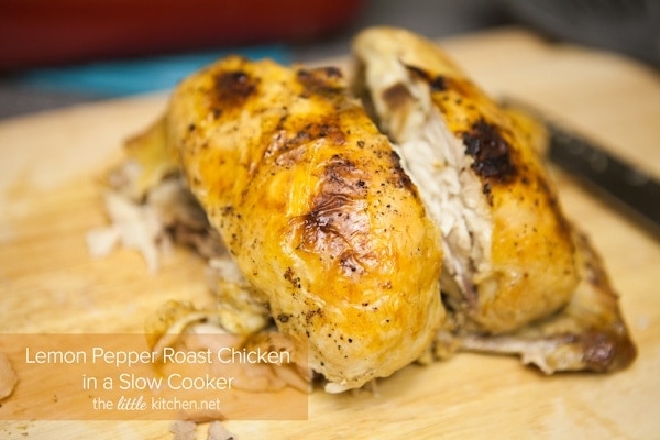 Slow Cooker Whole Chicken with Lemon Recipe