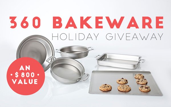 360 Bakeware Holiday Baking Giveaway - The Little Kitchen