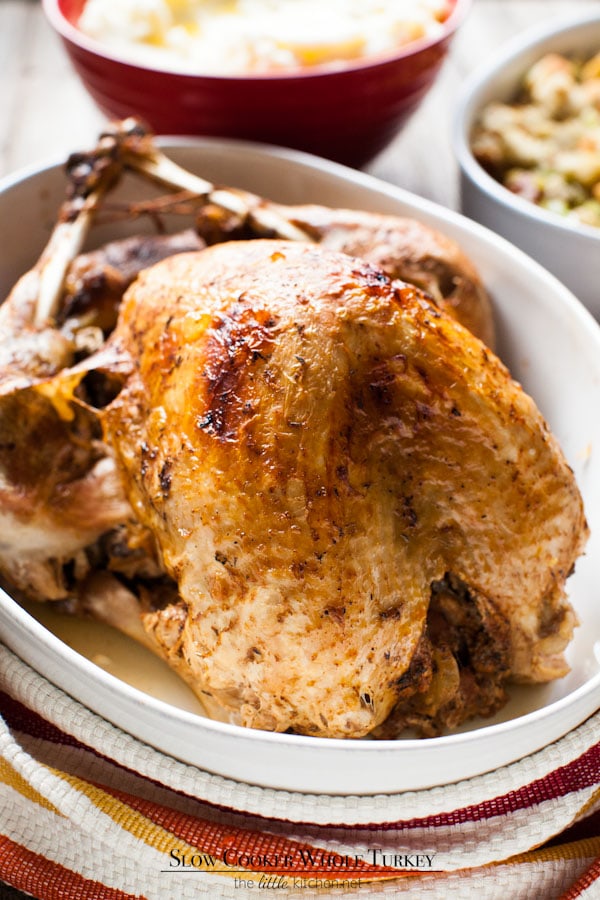 Slow Cooker Whole Turkey - Fit Slow Cooker Queen
