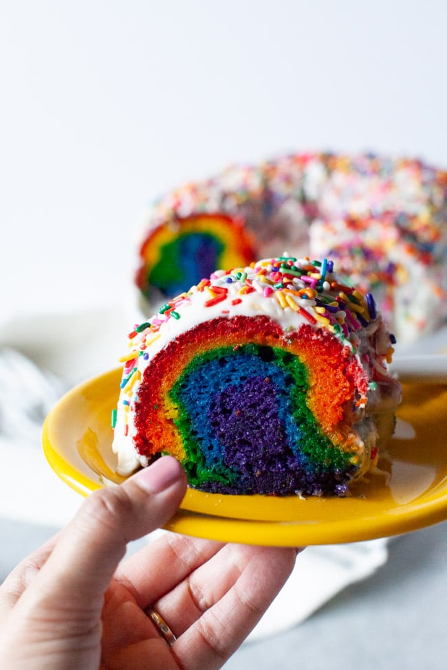 Rainbow Piñata Cake - Cooking TV Recipes